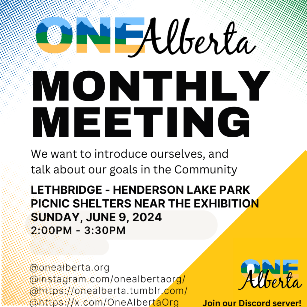 One Alberta Monthly Meeting: Lethbridge | OneAlberta